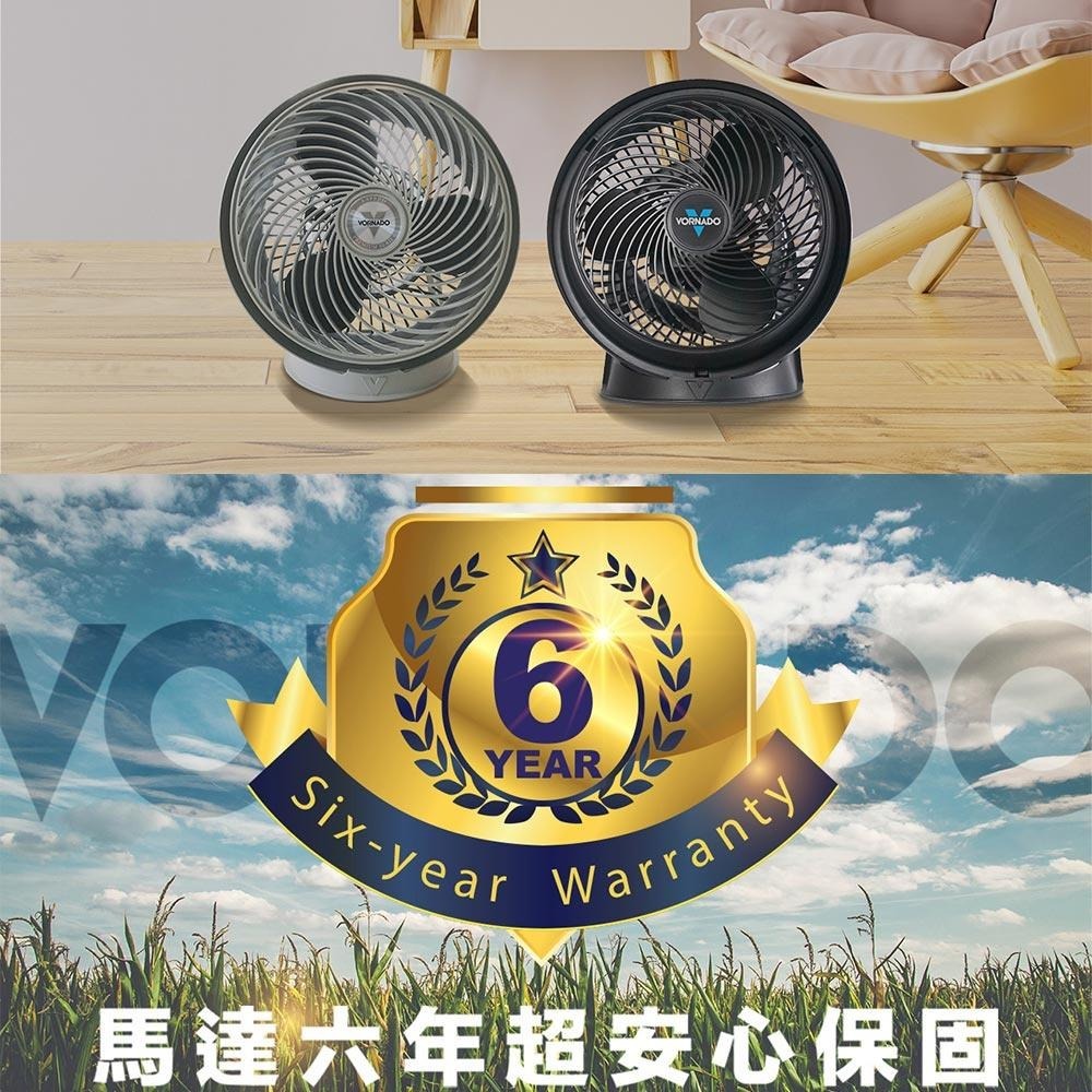 美國 VORNADO 沃拿多 8-12坪用 渦流空氣循環扇 735B-TW 735-TW 黑 / 灰 兩色 美國原裝進口-細節圖7