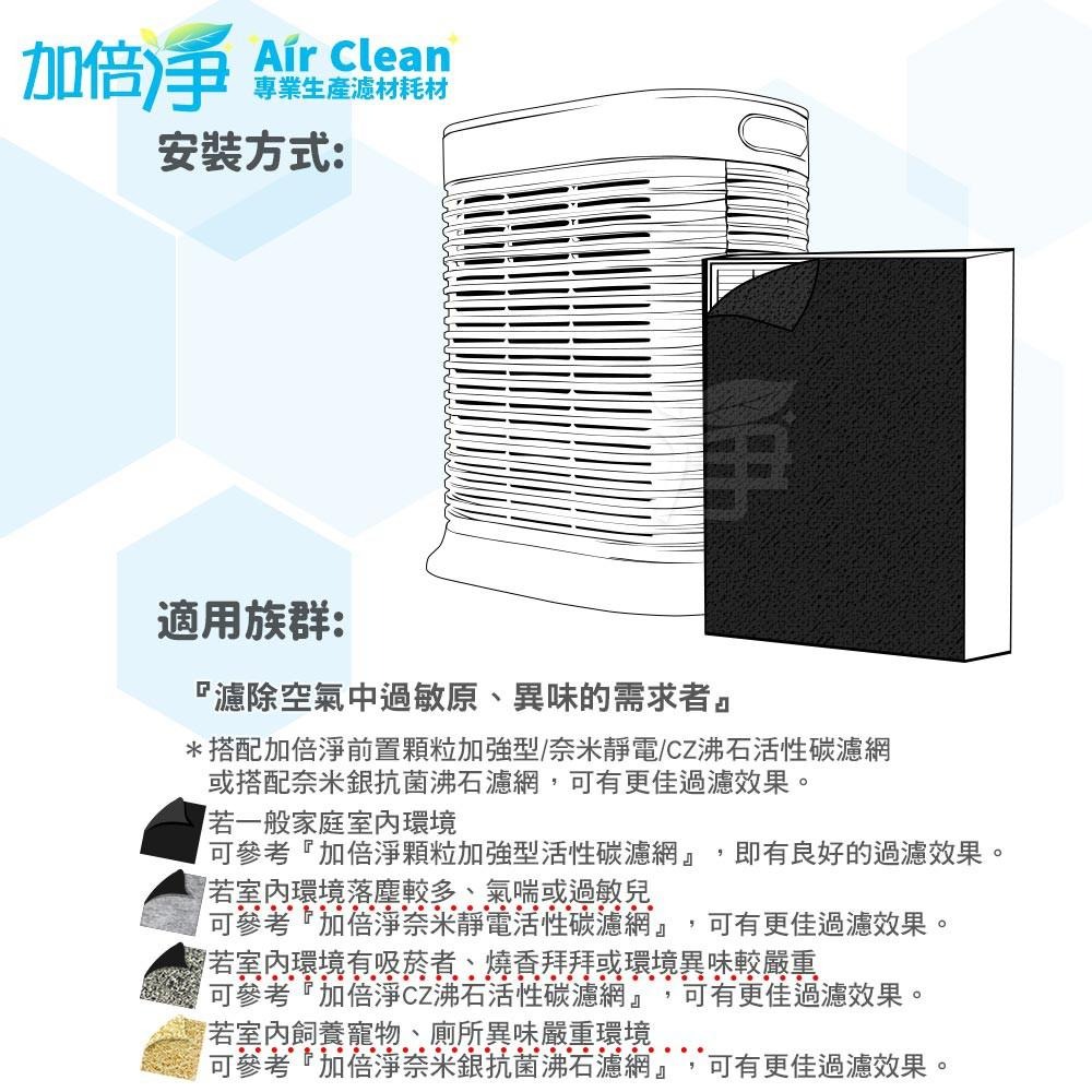 【加倍淨】HEPA濾心耗材組 適用於 HPA-200APTW  HPA200 HPA-202 HPA202 HRF-R1-細節圖5