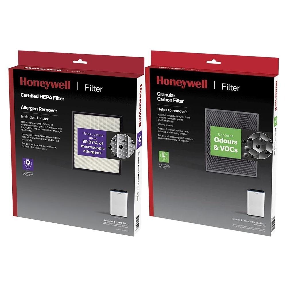Honeywell HPA-720WTWV1 720 空氣清淨機 一年份原廠濾網組 HRF-Q720+ HRF-L720-細節圖2