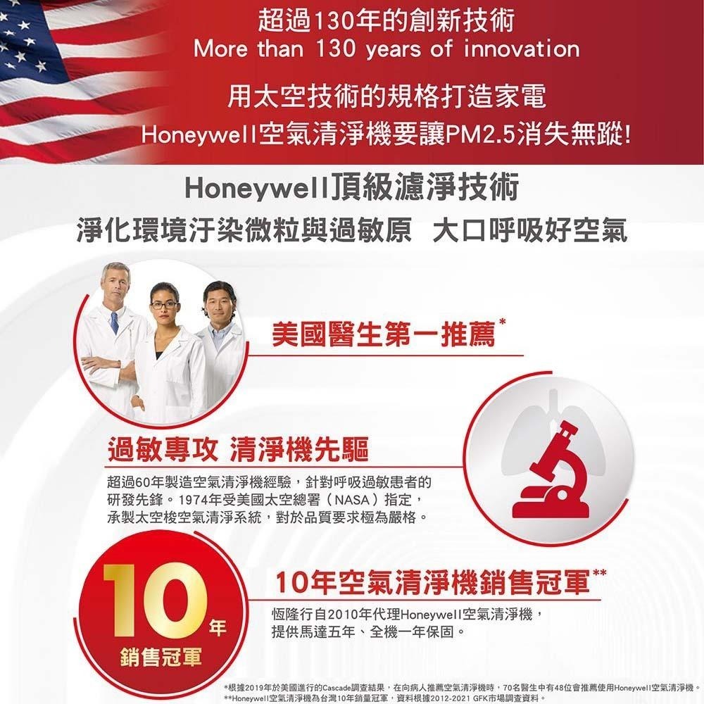 Honeywell HPA-720WTWV1 720 空氣清淨機 一年份原廠濾網組 HRF-Q720+ HRF-L720-細節圖7