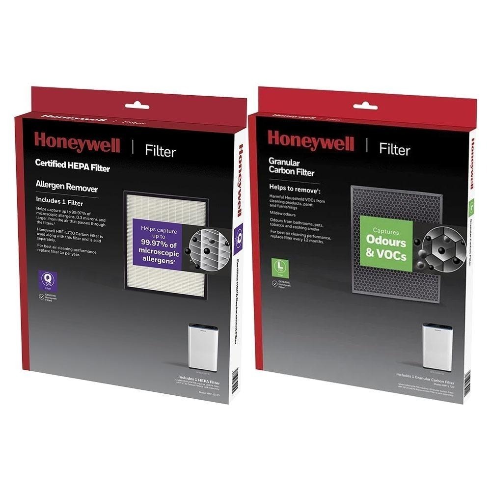 Honeywell HPA-720WTWV1 720 空氣清淨機 一年份原廠濾網組 HRF-Q720+ HRF-L720-細節圖2
