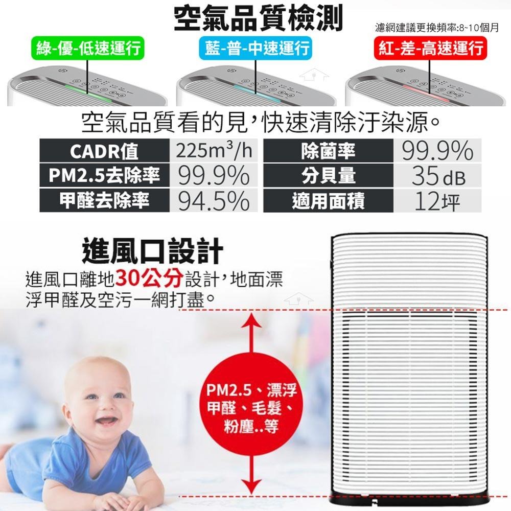 【GPLUS】防蚊空氣清淨機 FA-B001 國民空氣清淨機 8~12坪-細節圖6