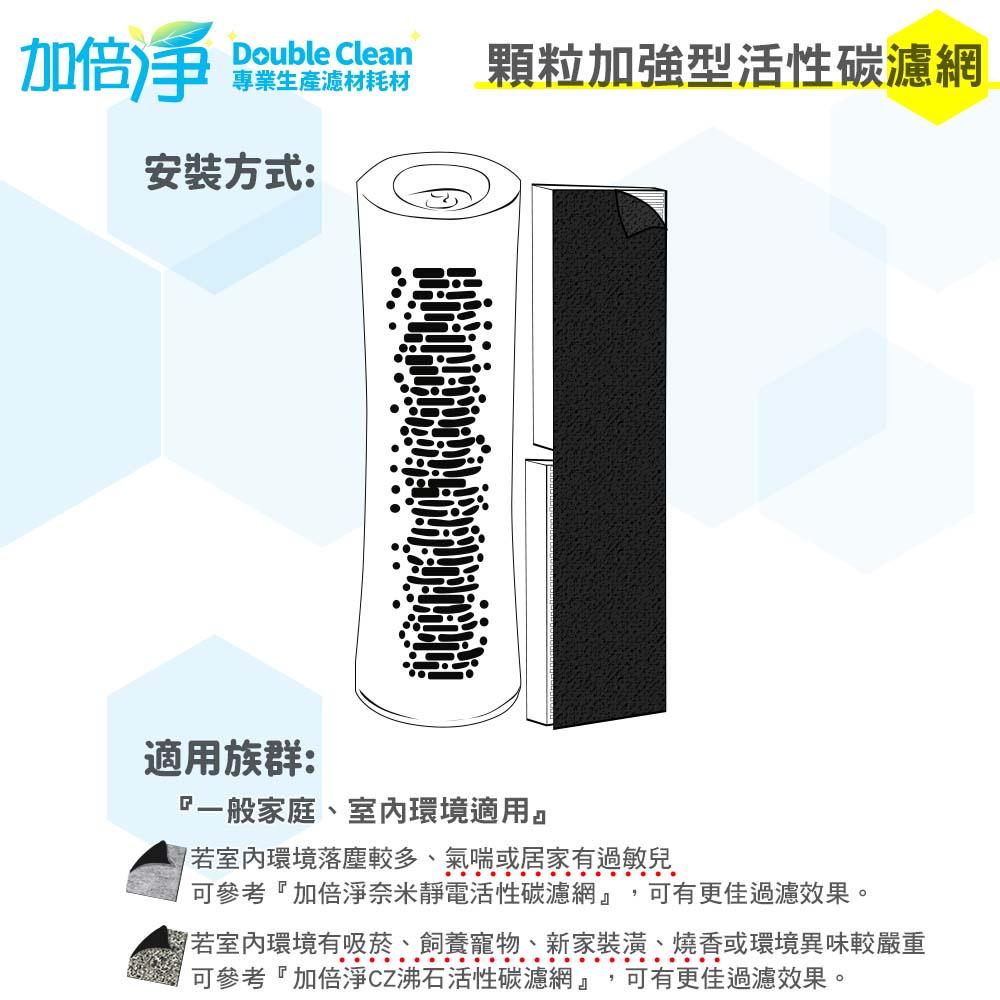 【加倍淨】 空氣清靜機 加強型活性碳濾網 適用Honeywell 030 HPA-030WTW /HPA030WTW-細節圖4