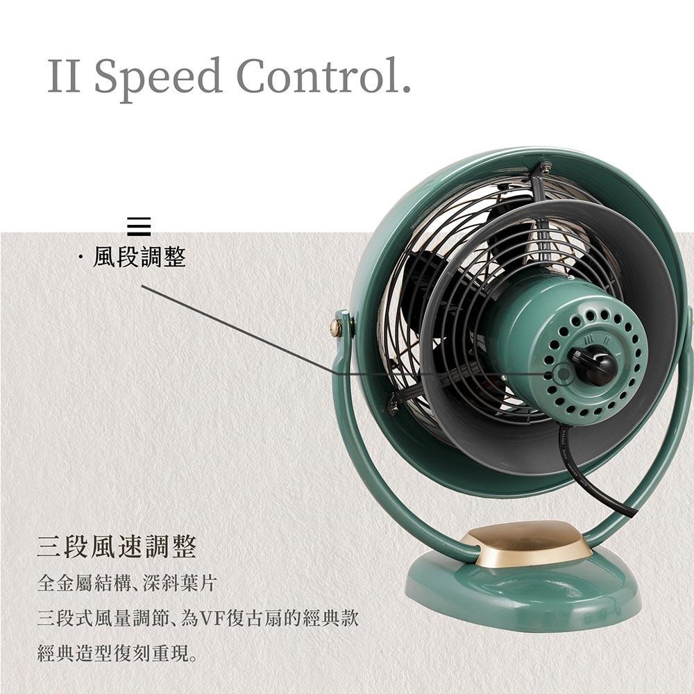 美國VORNADO沃拿多 3-5坪用 經典復古扇 VF-TW VF20-TW綠色 VF23-TW白色 VF25-TW紅色-細節圖3