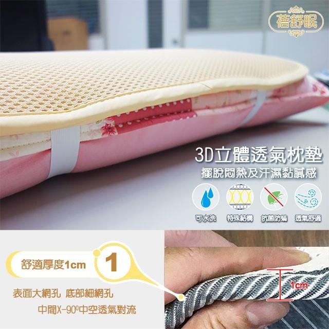 【蓓舒眠】3D立體彈簧透氣水洗枕頭墊(43*63cm)-細節圖2