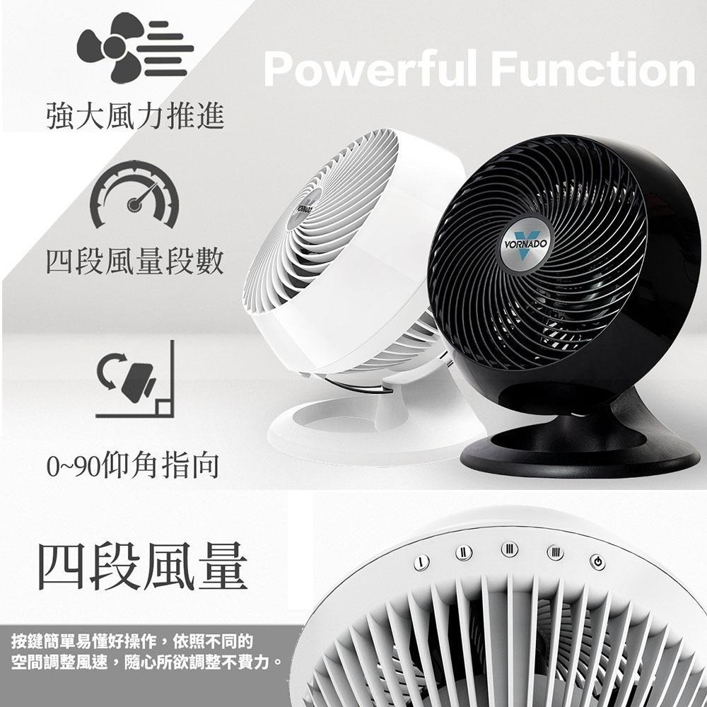 美國 【VORNADO 沃拿多】 8-10坪渦流空氣循環機 660-TW 660W-TW 白色 / 660B-TW 黑色-細節圖5