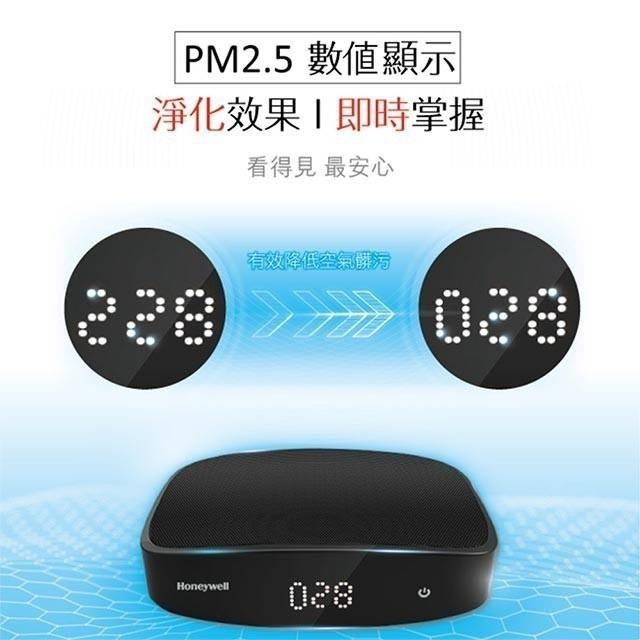 Honeywell PM2.5顯示車用空氣清淨機 CATWPM25D01【限時加送12片活性碳碳濾網】-細節圖3