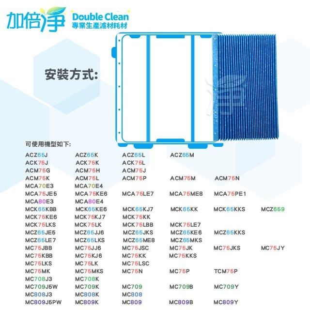 【加倍淨】適用 大金 DAIKIN 光觸媒濾網  MC75LSC MC80LSC MC75JSC MC809SC-細節圖5