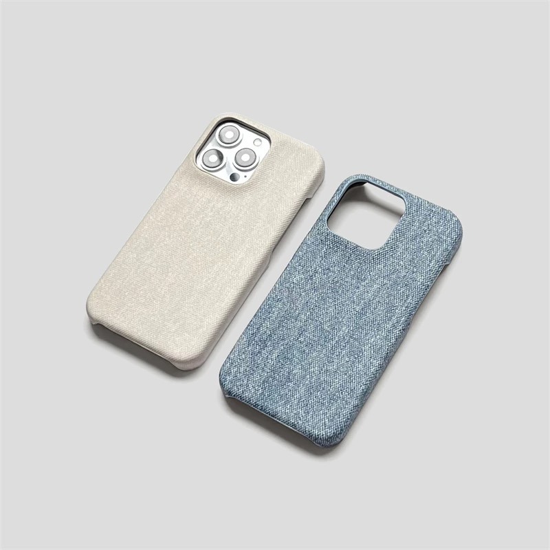 〔預購〕冷淡風牛仔手機殼（白/藍）iPhone 16 15 14 13 12 11 Pro ProMax-細節圖7