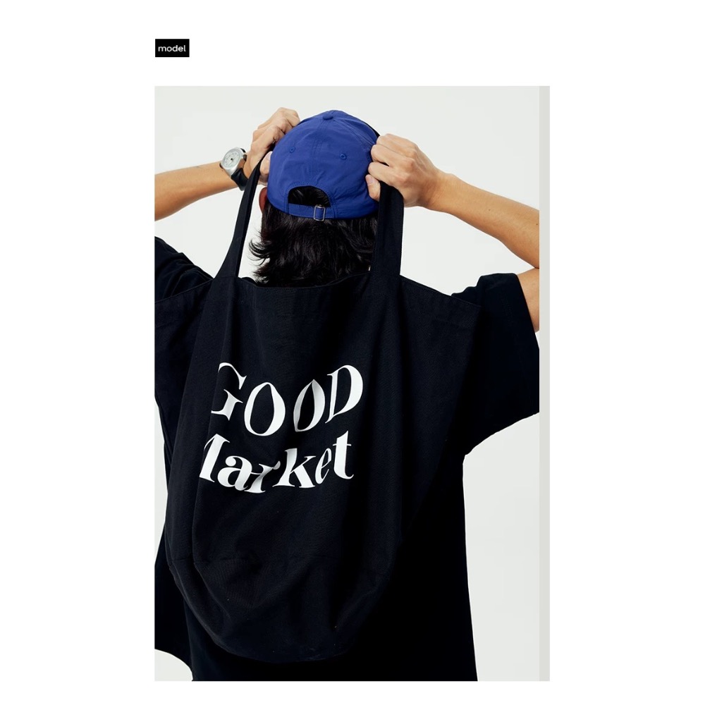 〔預購〕美式厚帆布袋(3colors) 大容量 過夜包 行李袋 帆布包 手提包 肩背包-細節圖2