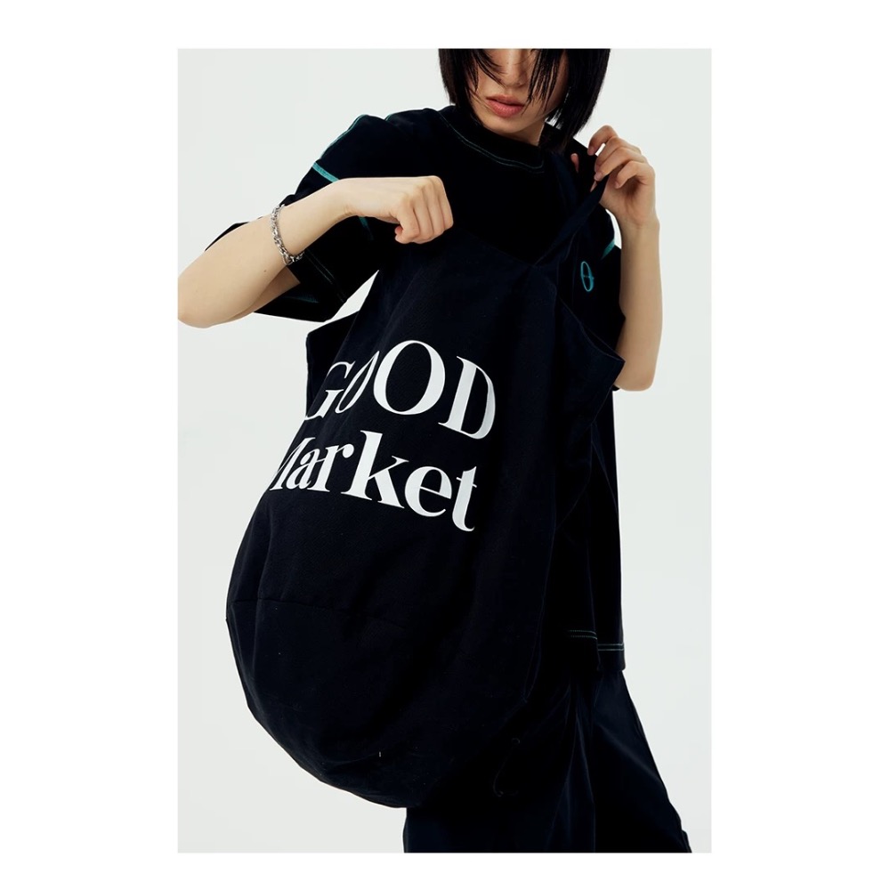 〔預購〕美式厚帆布袋(3colors) 大容量 過夜包 行李袋 帆布包 手提包 肩背包-細節圖4