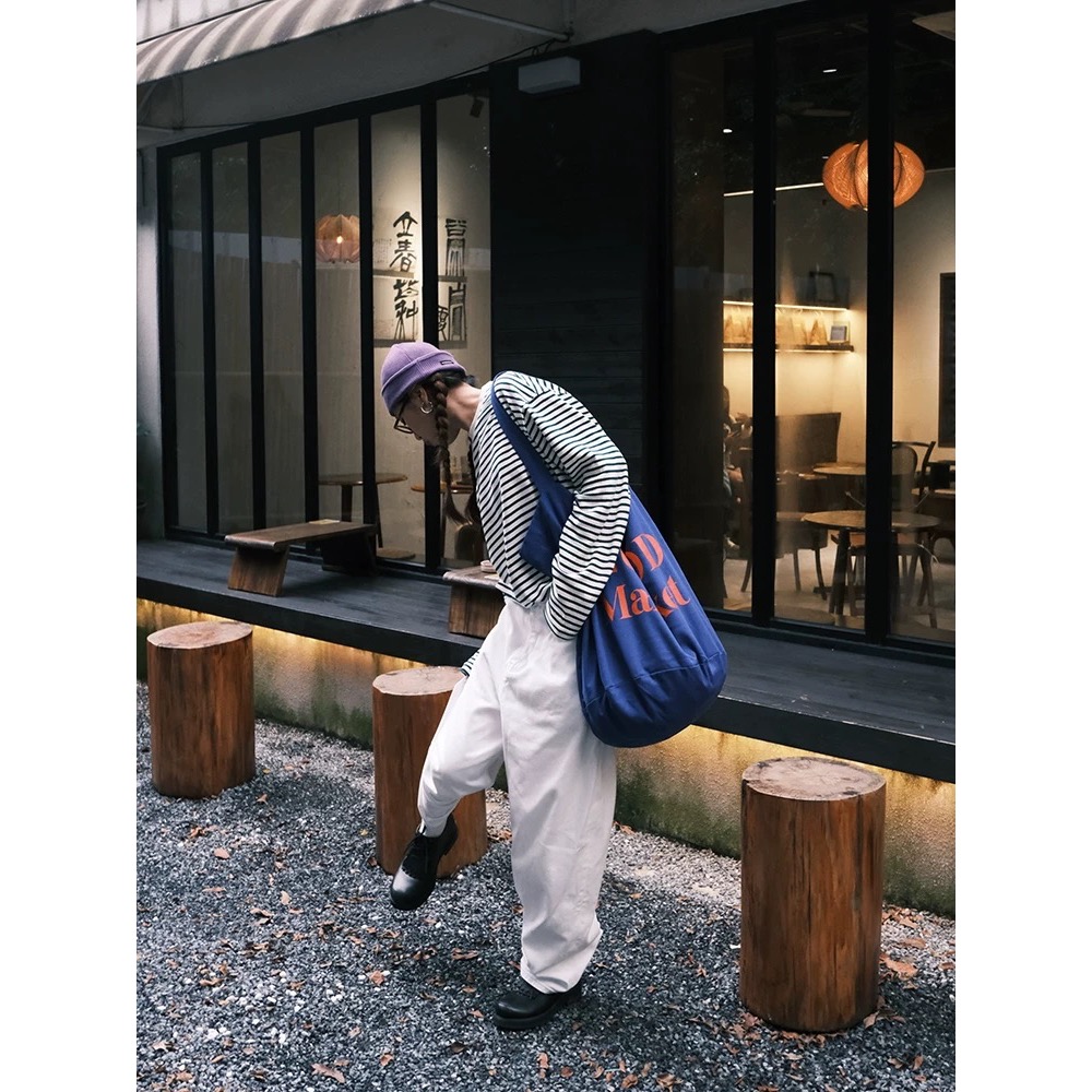 〔預購〕美式厚帆布袋(3colors) 大容量 過夜包 行李袋 帆布包 手提包 肩背包-細節圖6