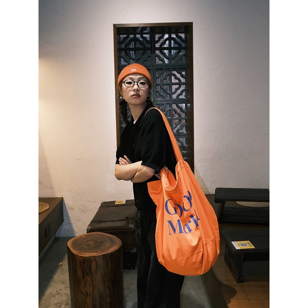 〔預購〕美式厚帆布袋(3colors) 大容量 過夜包 行李袋 帆布包 手提包 肩背包-細節圖8