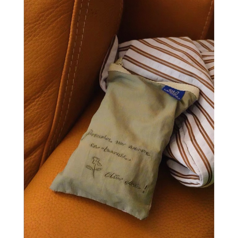 〔預購〕巴黎藝文棉布收納包 刺繡 筆袋 文具袋 收納袋 送禮 送禮推薦 居家擺飾 多用途-細節圖3