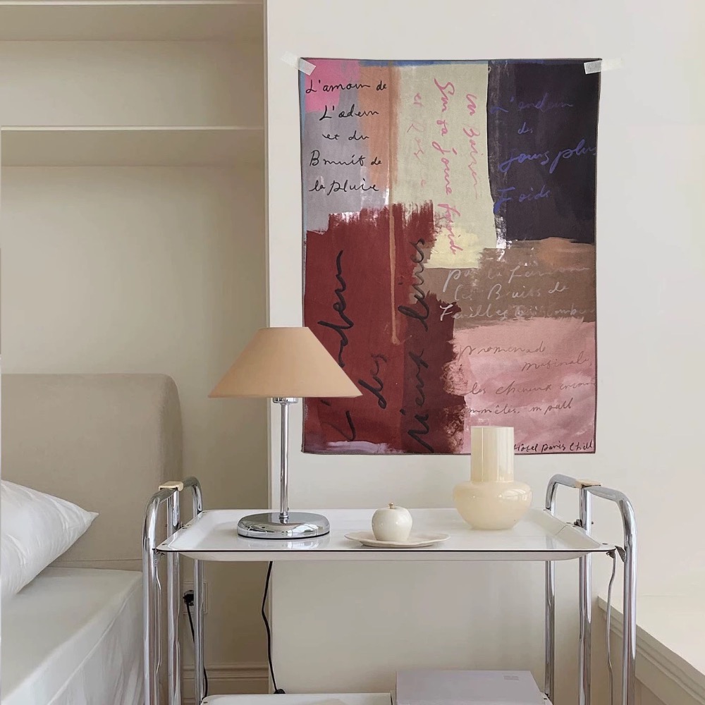 〔預購〕輕文藝掛布 軟裝掛布 牆面裝飾 防塵蓋布-細節圖2