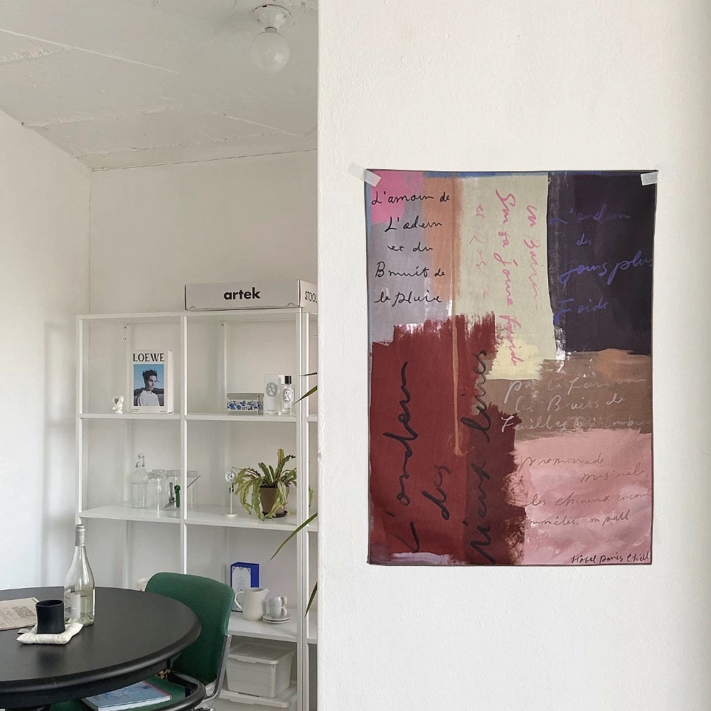 〔預購〕輕文藝掛布 軟裝掛布 牆面裝飾 防塵蓋布-細節圖6