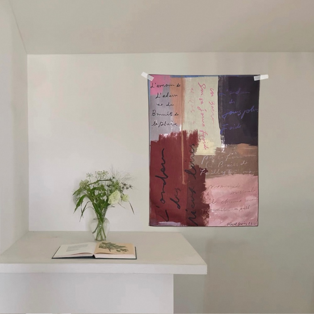 〔預購〕輕文藝掛布 軟裝掛布 牆面裝飾 防塵蓋布-細節圖7