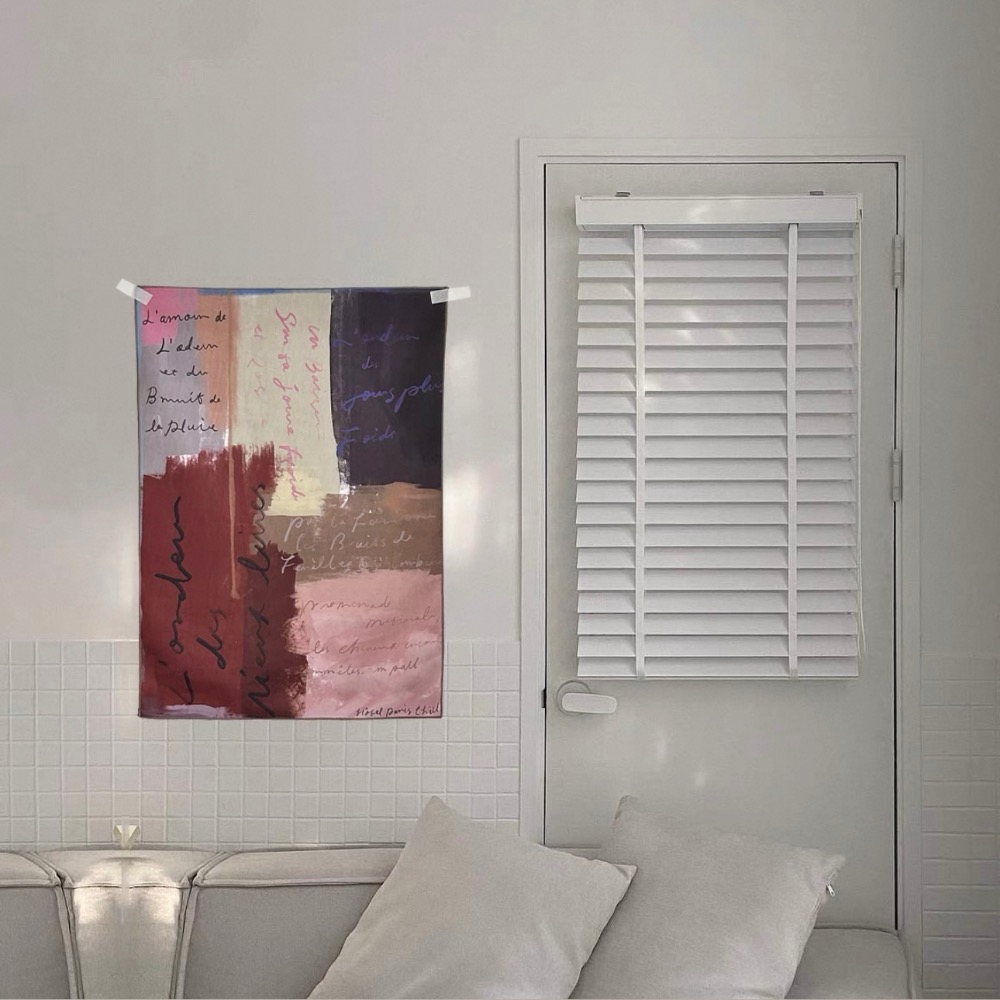 〔預購〕輕文藝掛布 軟裝掛布 牆面裝飾 防塵蓋布-細節圖8