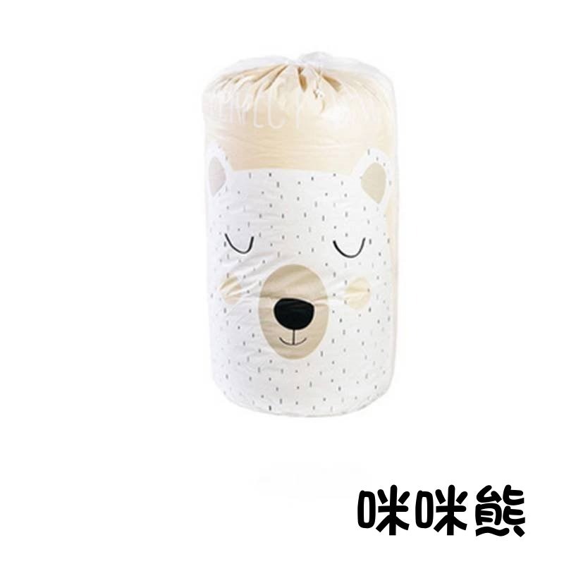 束口收納袋 束口大容量 圓型束口 收納袋 棉被收納 床單收納 換季收納 圓筒 防塵袋 整理袋-細節圖5