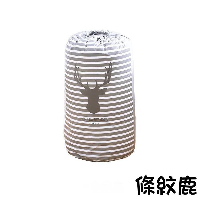 束口收納袋 束口大容量 圓型束口 收納袋 棉被收納 床單收納 換季收納 圓筒 防塵袋 整理袋-細節圖7