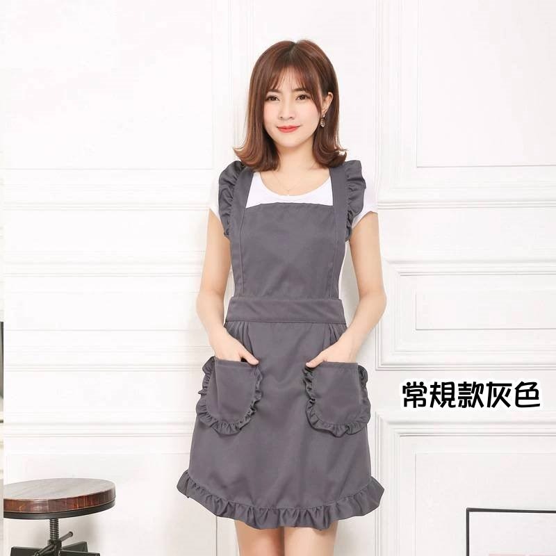 美甲圍裙 圍裙 工作圍裙 家事工作圍裙 H型圍裙 時尚圍裙 公主圍裙 女僕造型圍裙 烹飪 烘焙-細節圖11