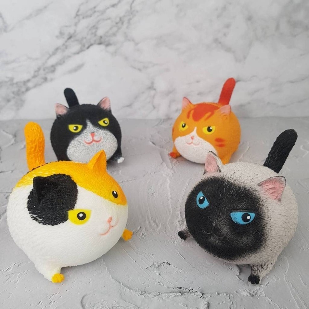 （買10送1）出清價 發洩 解壓 玩具 捏捏樂 舒壓生氣貓 軟萌貓咪-細節圖2