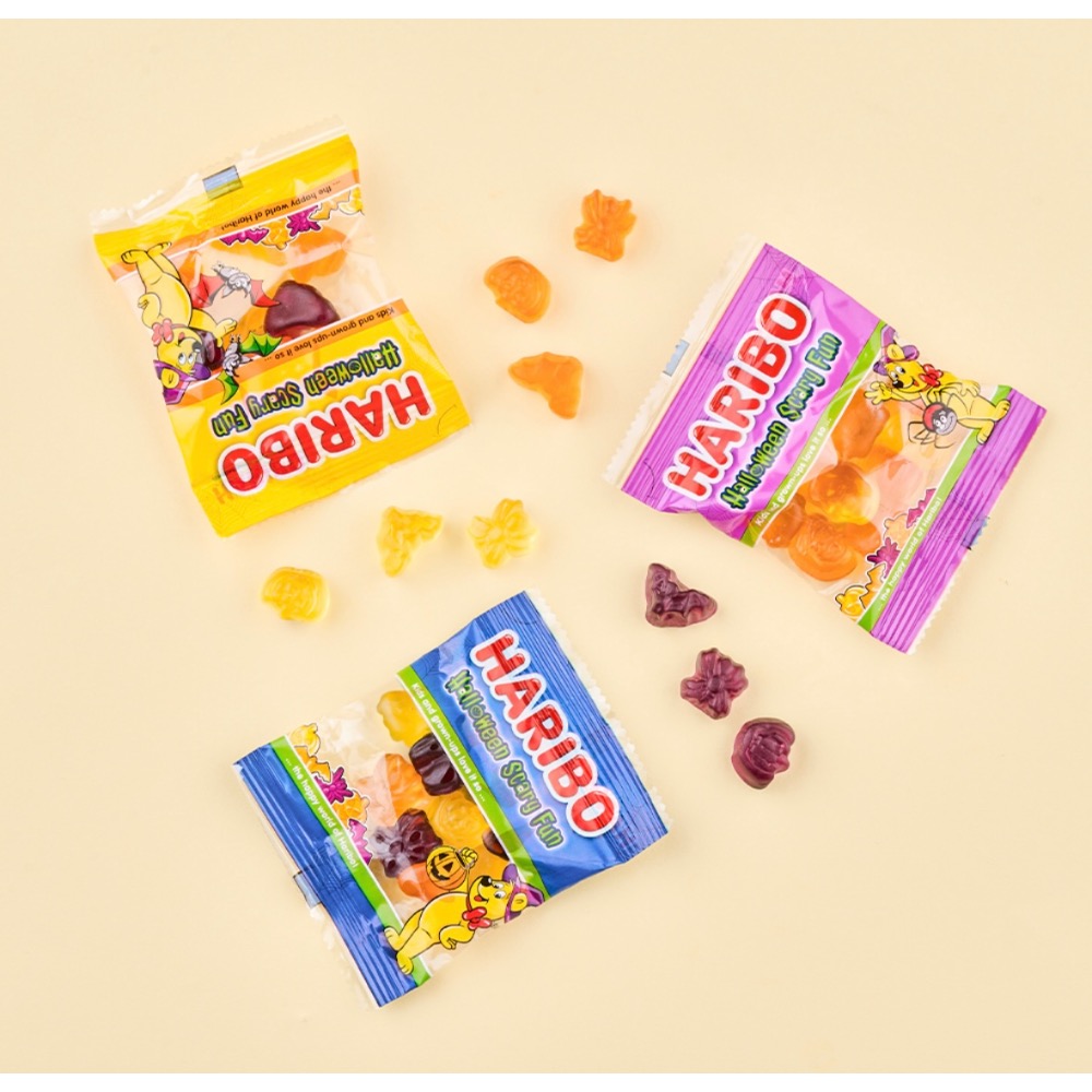 哈瑞寶軟糖「明星總動員（桶裝）」萬聖節軟糖(5包）12g」🩵🫧軟糖控過來-細節圖4