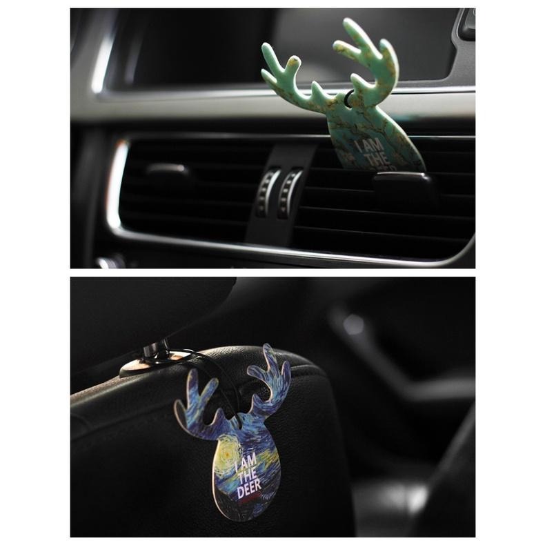 艾比百貨》一鹿平安香氛片 車用芳香片 車用香氛片 車用香片 香氛吊卡 香水吊卡 一鹿平安 香氛片 香水片 香薰片 芳香片-細節圖8