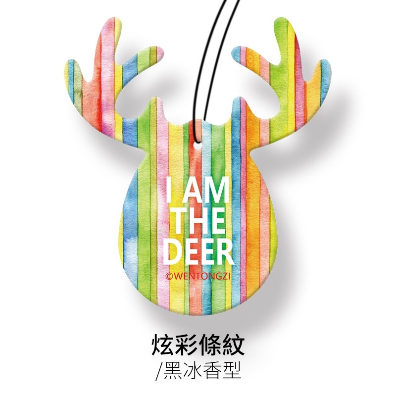 艾比百貨》一鹿平安香氛片 車用芳香片 車用香氛片 車用香片 香氛吊卡 香水吊卡 一鹿平安 香氛片 香水片 香薰片 芳香片-規格圖9