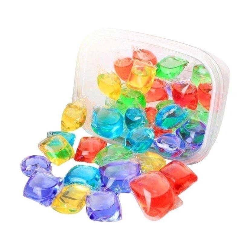 艾比百貨》彩色洗衣膠囊 30顆裝 洗衣球盒裝 香氛洗衣球 洗衣膠囊 洗衣膠球 洗衣精球 洗衣凝珠 洗衣球 洗衣精 芳香-細節圖2