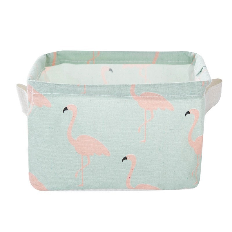 艾比百貨》布藝棉麻帶提手收纳盒 衣櫃衣物小物收納籃 桌上收納 收納盒 置物籃 收納箱 化妝品收納架 雜物收納包-規格圖9