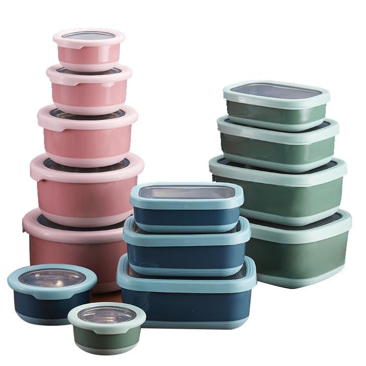 艾比百貨》TEDEMEI 圓形不鏽鋼保鮮盒 防溢防漏密封碗 防滑保鮮盒 保鮮便當盒 不鏽鋼碗 保鮮盒 便當盒 泡麵碗-細節圖2