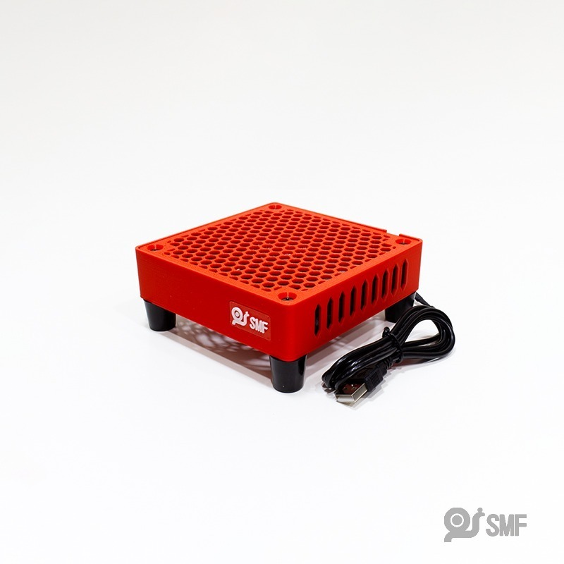 台灣現貨【SMF】USB散熱風扇底座  安博 APPLE TV 小主機 機上盒 安卓電視盒 易播 小雲 散熱架 3D列印-細節圖4