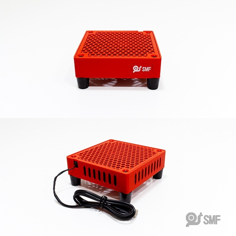 台灣現貨【SMF】USB散熱風扇底座  安博 APPLE TV 小主機 機上盒 安卓電視盒 易播 小雲 散熱架 3D列印-細節圖5