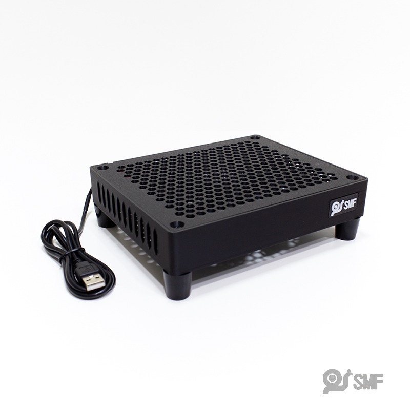 台灣現貨【SMF】USB散熱風扇底座 電視盒 安博 懷舊遊戲機 路由器 第四台機上盒 wifi數據機 散熱架 3D列印-細節圖4