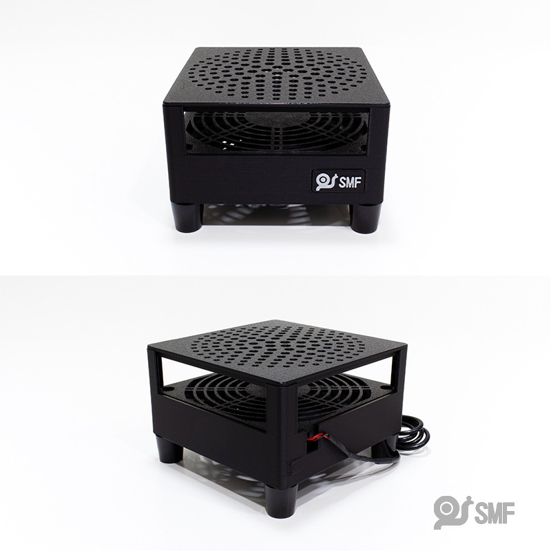 台灣現貨【SMF】USB散熱風扇底座 安博 復古遊戲機 小主機 易播 小雲 小米 安卓電視盒 機上盒 散熱架 3D列印-細節圖5