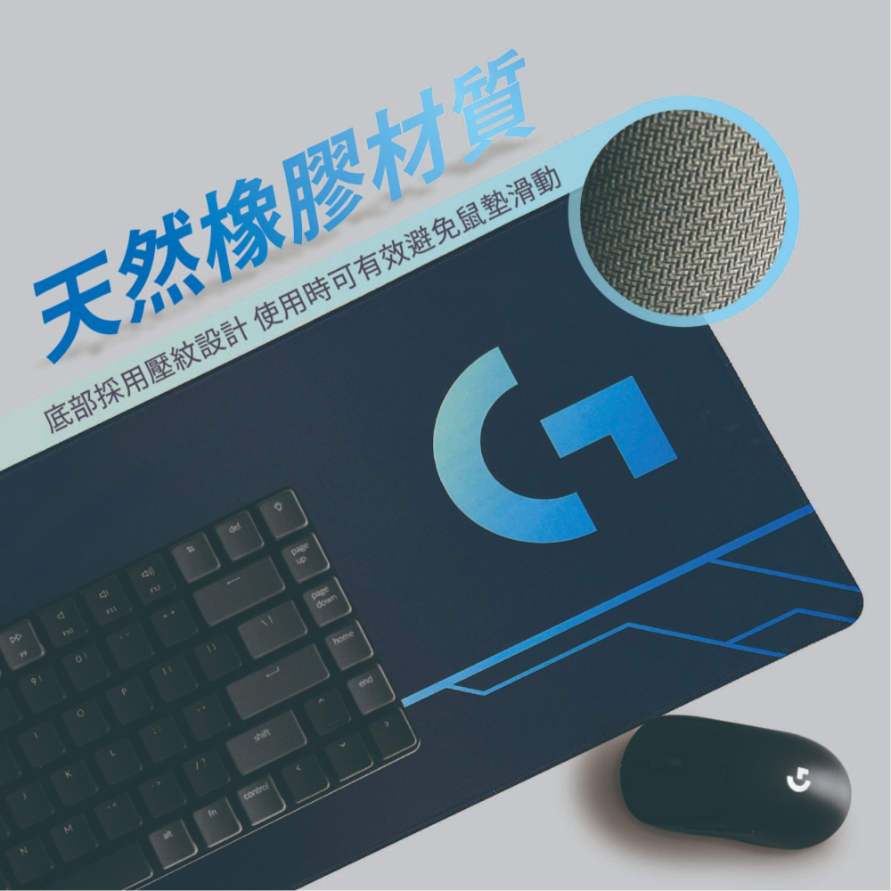 [QQ大鯊魚]電競專用滑鼠墊 台灣現貨 | 多種款式 ROG敗家之眼/ MSI /雷蛇/羅技/暴力熊 尺寸加大桌面滑鼠墊-細節圖5