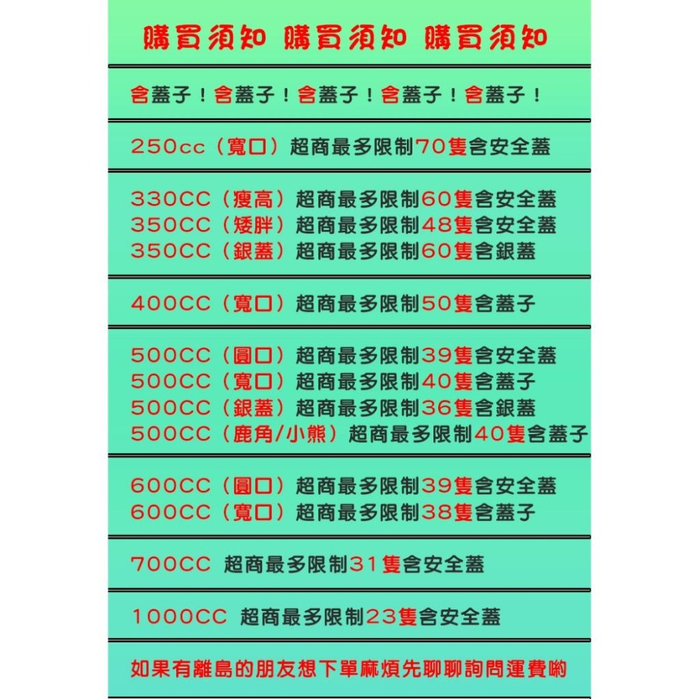 [QQ大鯊魚] 塑膠瓶 | 檢驗合格 瓶裝飲料首選容器【330ml-1250ml】台灣現貨食品級寶特瓶透明飲料罐下單含蓋-細節圖6