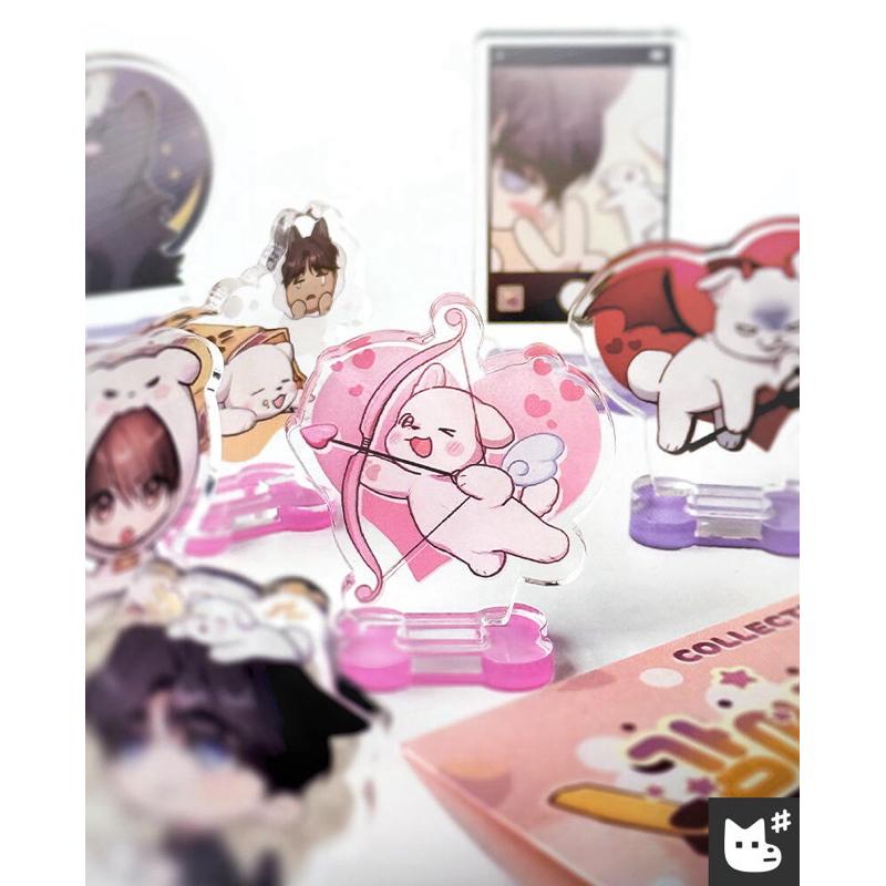 2天內發貨！韓漫 不要招惹小狗 mini立牌 隨機樣式 盲袋 壓克力立牌 韓漫周邊 周邊 漫畫周邊-細節圖2