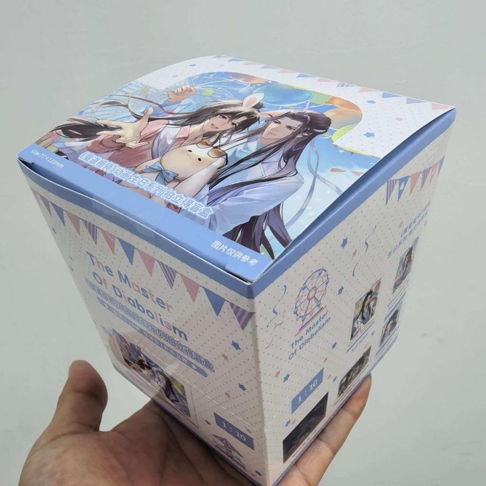 2天内出貨！南漫社 魔道祖師動畫 生日系列 拍立得盲盒 一盒10包 藍忘機 魏無羨 夷陵老祖 魔道祖師 騰訊動漫 耽美-細節圖4
