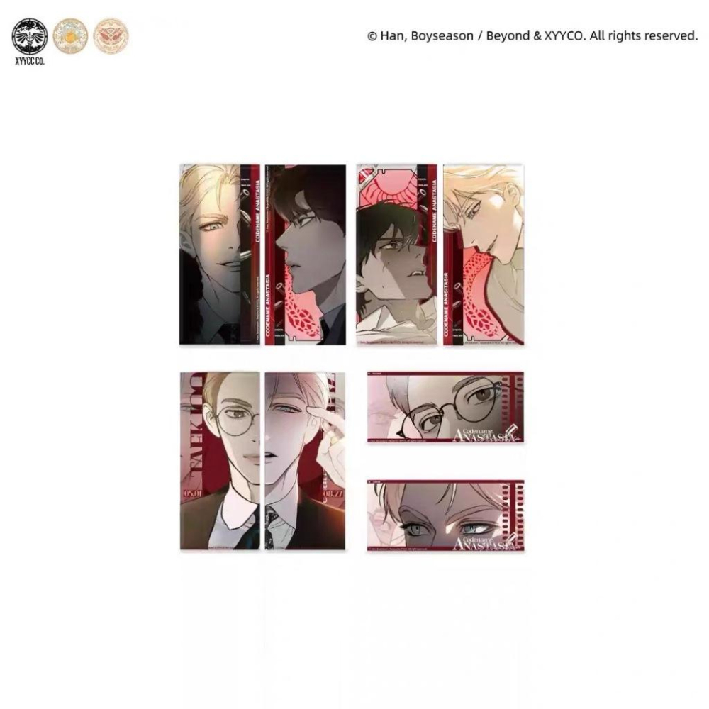2天內出貨！墨丘里《代號Anastasia 第二期》周邊 徽章 小卡 谷美組合 壓克力 韓漫-細節圖6