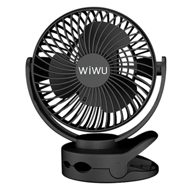 WiWU多功能USB夾式涼風扇 二代 (黑色)-細節圖4