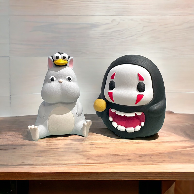 🌵EK Handmade🌵神隱少女 坊寶寶 無臉男 立體擴香石擺件-細節圖3