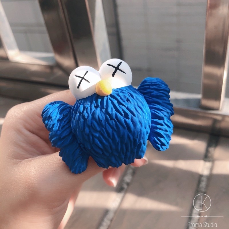 🌵EK Handmade🌵kaws✖️芝麻街 出風口夾 擴香石-細節圖2