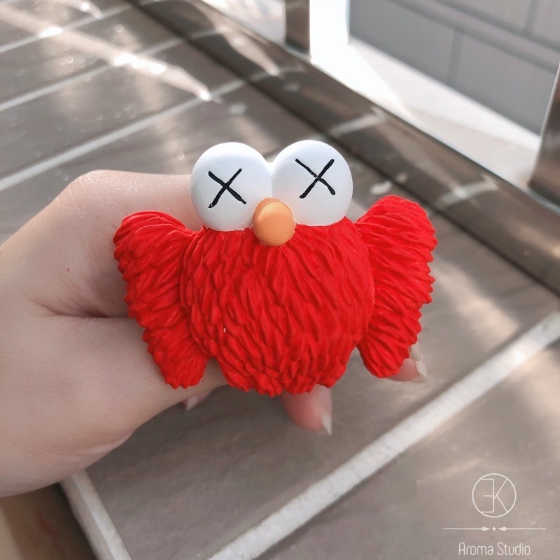 🌵EK Handmade🌵kaws✖️芝麻街 出風口夾 擴香石-細節圖3