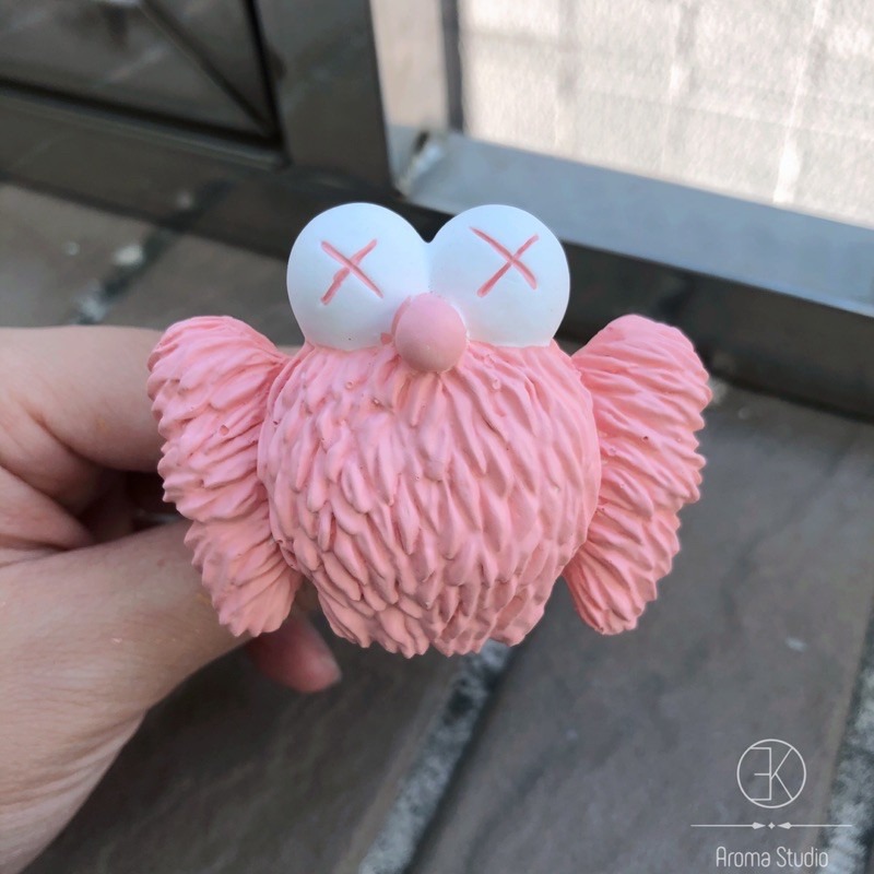 🌵EK Handmade🌵kaws✖️芝麻街 出風口夾 擴香石-細節圖4