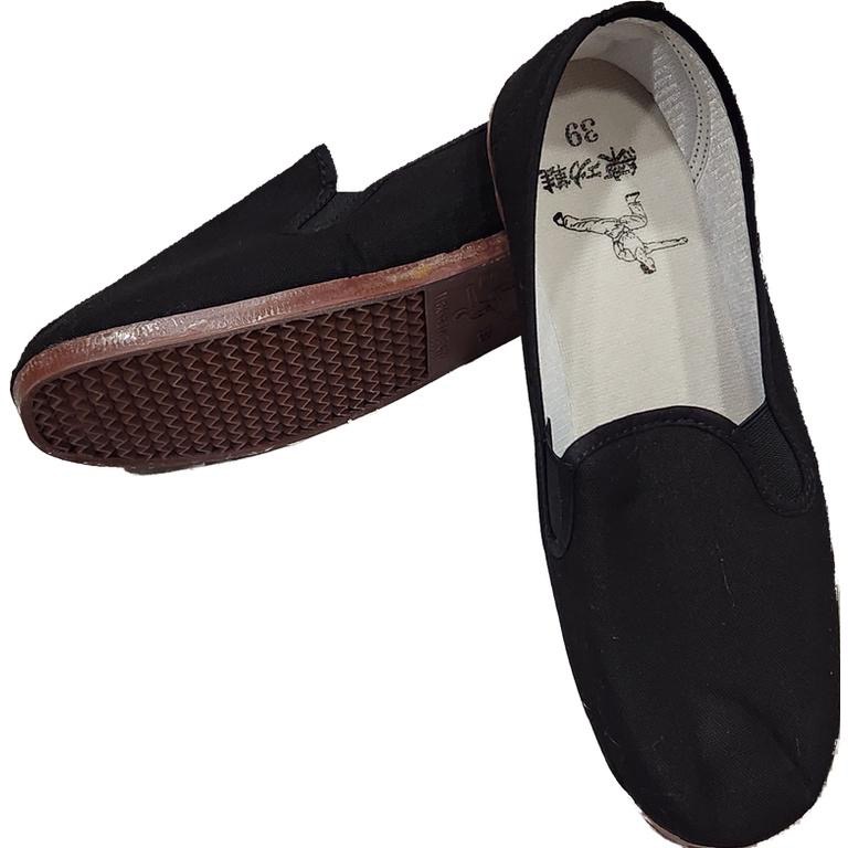 ●台灣製造【鐵人牌】功夫鞋/朝聖鞋/練功鞋(黑)-細節圖2