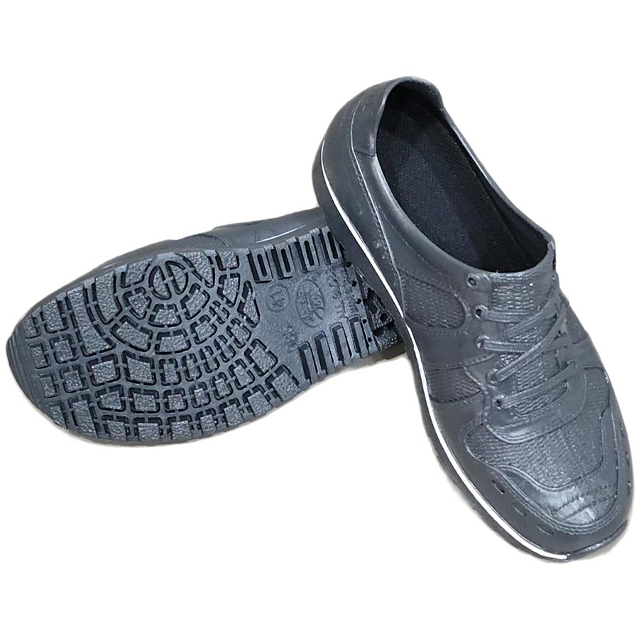 專球牌985防水運動鞋(深灰/白),內附鞋墊，超防滑舒適 ~園丁鞋 ~工作鞋~ 醫療鞋~ 雨鞋 ~防水鞋~白色可當護士鞋-細節圖6