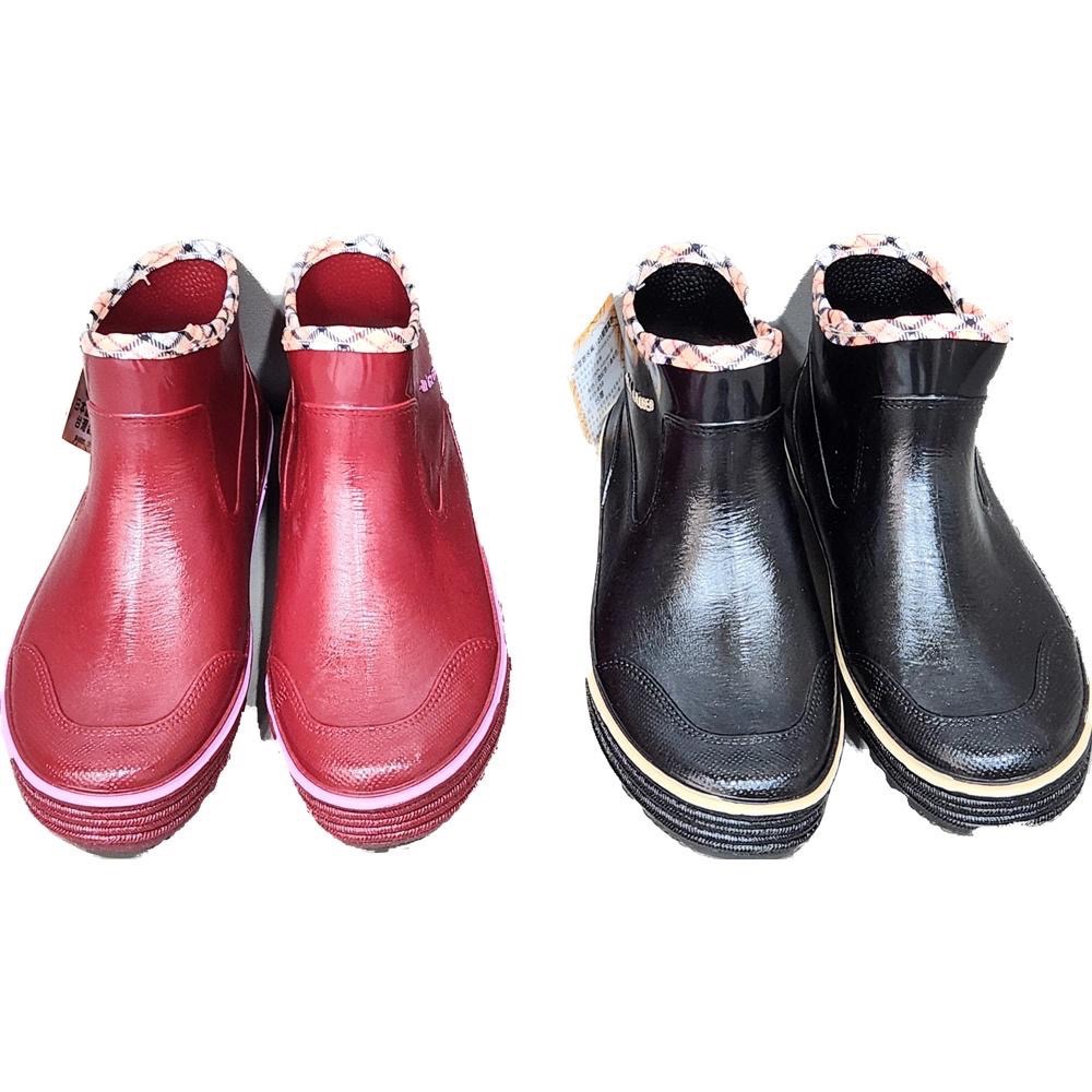 【專球牌】101短筒防水雨鞋 黑/紅 共兩色 ( 內附鞋墊，可再加購竹炭鞋墊 )，適合雨天/ 廚房/餐廳-細節圖2