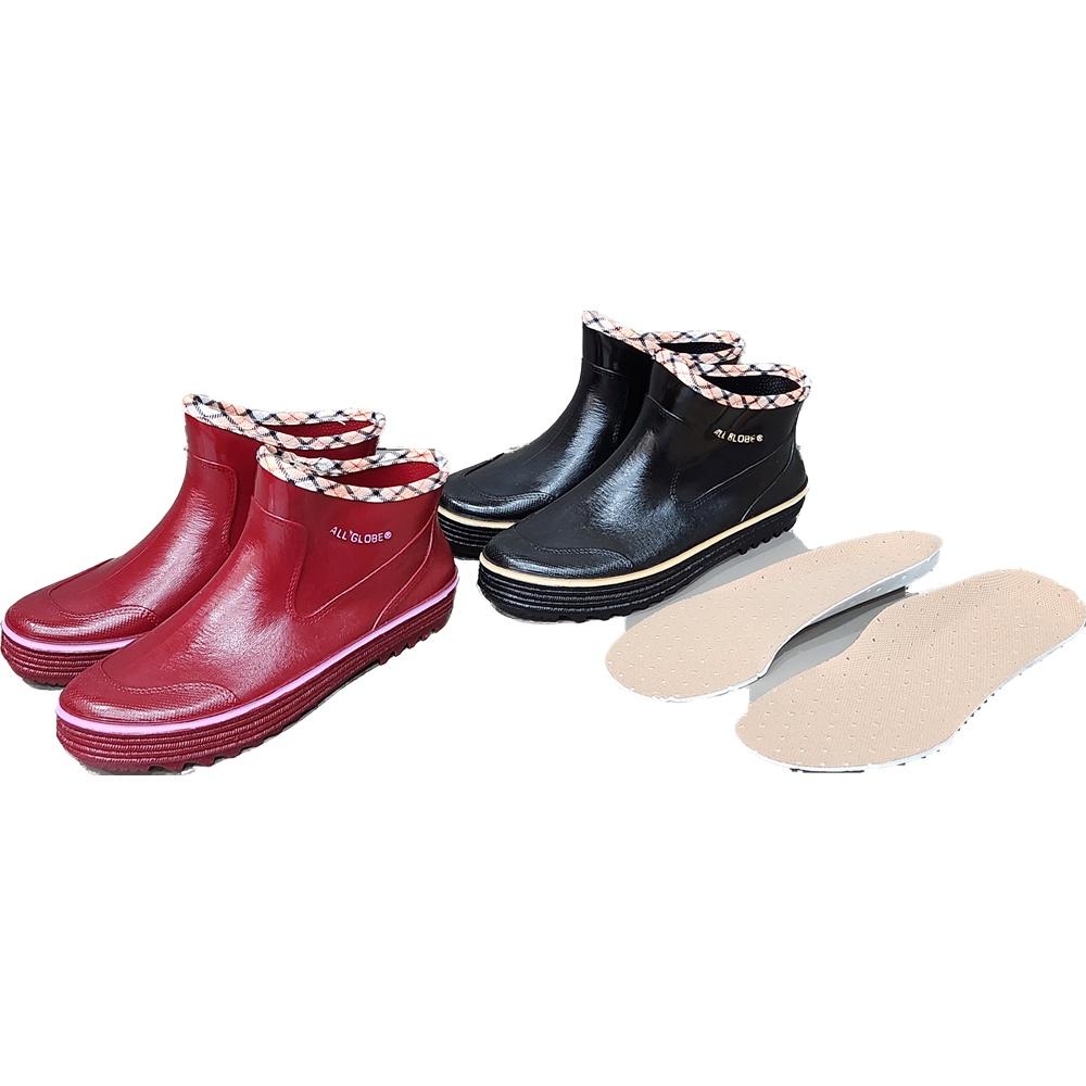 【專球牌】101短筒防水雨鞋 黑/紅 共兩色 ( 內附鞋墊，可再加購竹炭鞋墊 )，適合雨天/ 廚房/餐廳-細節圖3